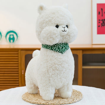 Cute Alpaca Plush Toy – Soft Sleeping Alpaca Pillow Doll | Stuffed Animal Companion Gift for Kids & Toddlers