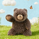 Large Brown Teddy Bear Plush Toy, Soft Cuddly Sleeping Companion Pillow Gift for Kids & Adults
