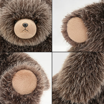 Large Brown Teddy Bear Plush Toy, Soft Cuddly Sleeping Companion Pillow Gift for Kids & Adults