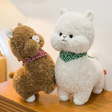 Cute Alpaca Plush Toy – Soft Sleeping Alpaca Pillow Doll | Stuffed Animal Companion Gift for Kids & Toddlers