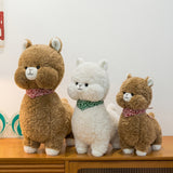 Cute Alpaca Plush Toy – Soft Sleeping Alpaca Pillow Doll | Stuffed Animal Companion Gift for Kids & Toddlers