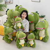 Chicken Dinosaur Plush Toy: Cute Tyrannosaurus Stuffed Animal Pillow | Soft Sleeping Ragdoll Gift for Kids & Dinosaur Lovers