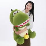 Chicken Dinosaur Plush Toy: Cute Tyrannosaurus Stuffed Animal Pillow | Soft Sleeping Ragdoll Gift for Kids & Dinosaur Lovers