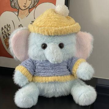 Cute Elephant Plush Toy – Super Soft Sleeping Doll Pillow | Stuffed Animal Gift for Girls & Kids