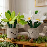 Cute Succulent Plant Plush Doll | Creative Potted Plant Ornament, Soft Home Decor Toy for Girls & Plant Lovers