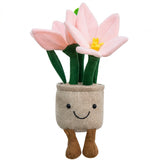 Cute Succulent Plant Plush Doll | Creative Potted Plant Ornament, Soft Home Decor Toy for Girls & Plant Lovers