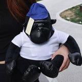 Creative Black Gorilla Plush Toy Doll King Kong Stuffed Animal Pillow Birthday Gift