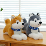 Cute Shiba Inu Dog Plush Toy Akita Dog Doll Sleeping Pillow Birthday Gift