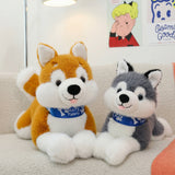 Cute Shiba Inu Dog Plush Toy Akita Dog Doll Sleeping Pillow Birthday Gift