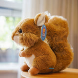 Cute Squirrel Plush Toy Big Tail Animal Stuffed Doll Machine Grab Toy Gift