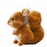 Cute Squirrel Plush Toy Big Tail Animal Stuffed Doll Machine Grab Toy Gift