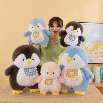 Cute Penguin Plush Toy European Style Duck Inspired Stuffed Animal Doll Soft Pillow Kids Birthday Gift Comfort Toy