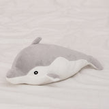 Creative Soft Dolphin Plush Sleeping Pillow Doll Long Body Cushion Toy for Kids Comfort Gift