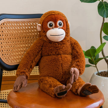 Ugly Cute Gorilla Monkey Plush Toy Sleeping Pillow Stuffed Doll Birthday Gift for Children Cross Border Plush Doll