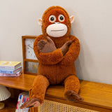 Ugly Cute Gorilla Monkey Plush Toy Sleeping Pillow Stuffed Doll Birthday Gift for Children Cross Border Plush Doll