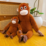 Ugly Cute Gorilla Monkey Plush Toy Sleeping Pillow Stuffed Doll Birthday Gift for Children Cross Border Plush Doll