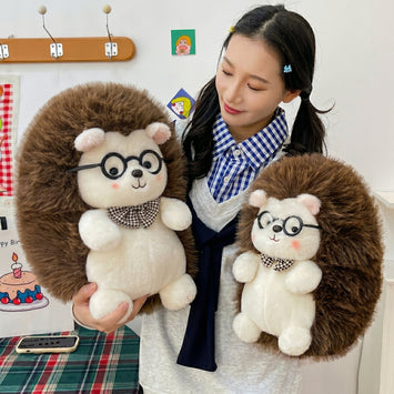New Cute Hedgehog Plush Doll, Soft Stuffed Animal Hedgehog Toy, Adorable Kids Plush Toy Gift, Children Birthday Gift for Boys and Girls