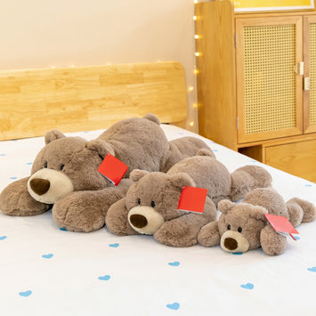 Cute Animal Plush Toy, Soft Sleeping Pillow Stuffed Animal Doll, Kids and Girls Gift Plush Toy, Cozy Padded Animal Plush Companion Doll