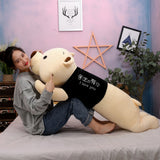 Cute Lying Bear Plush Toy Pillow | Creative Soft Stuffed Animal Birthday Gift Large Custom Wholesale Plush Doll for Kids & Home Decor