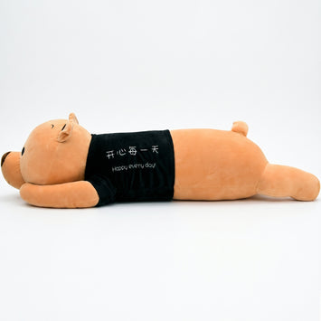Cute Lying Bear Plush Toy Pillow | Creative Soft Stuffed Animal Birthday Gift Large Custom Wholesale Plush Doll for Kids & Home Decor
