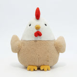 Cute Chicken Plush Doll Rooster Stuffed Toy | Soft Sleeping Pillow Plaid Design Super Soft Short Plush Gift for Kids