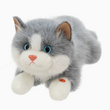 Cute Kitten Plush Toy: Simulated Cat Doll Sleeping Comfort Ragdoll | Soft Stuffed Animal Hugging Pillow Gift