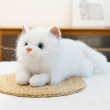 Cute Kitten Plush Toy: Simulated Cat Doll Sleeping Comfort Ragdoll | Soft Stuffed Animal Hugging Pillow Gift